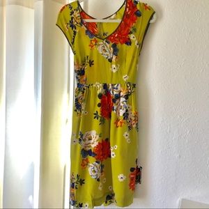 Anthropologie floral dress